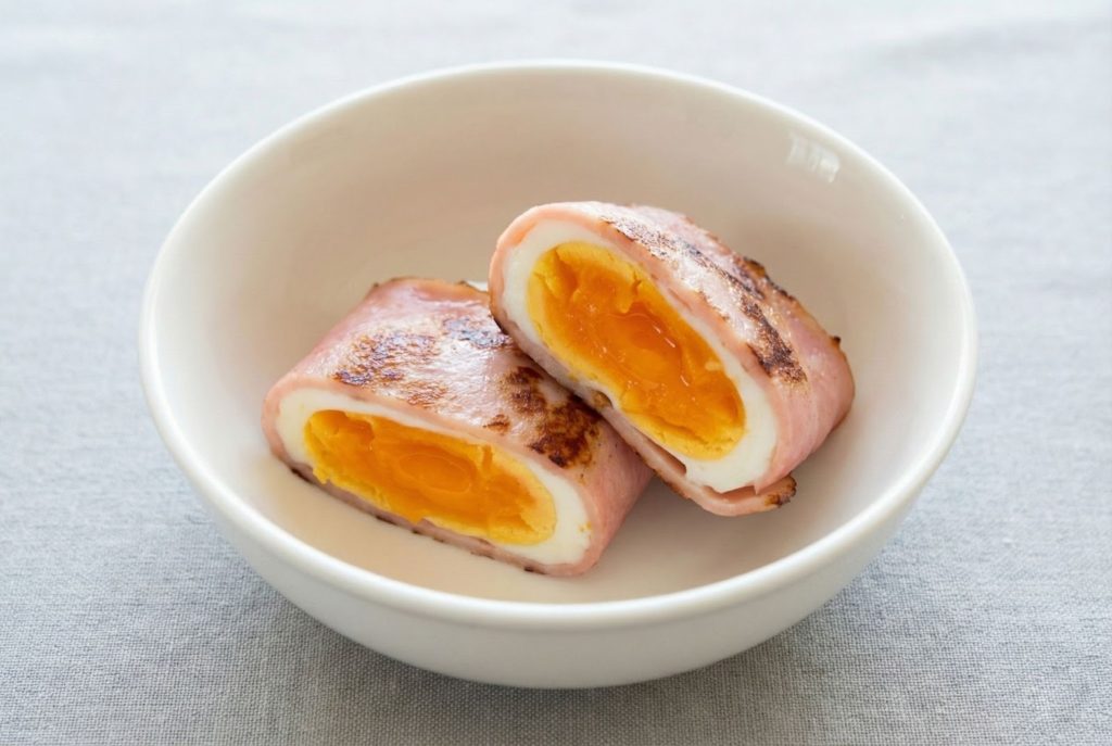 食べやすさ抜群！「両面折りたたみ目玉焼き」
